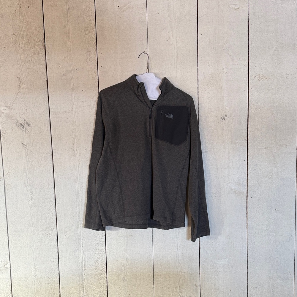 The North Face Charcoal Quarter-Zip Jacket